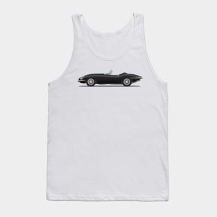 Jaguar E Type Roadster Black Tank Top